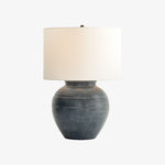 Afbeelding laden in galerijweergave, Ceruna Tafellamp met Gestructureerde Keramische Voet en Zachte Gloed voor Nachtkastje in Slaapkamer