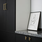 Load image into Gallery viewer, Industrial Metal Drawer Pull – Minimalist Rustic Cabinet Handle