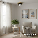 Load image into Gallery viewer, Artivo Layered Tiered Art Deco Wall and Ceiling Lamp for Hallway