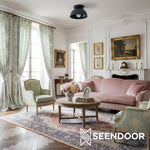 Load image into Gallery viewer, Metio Multi-Color Dome Flush Mount Ceiling Light Contemporary for Dining Area & Entry