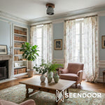 Load image into Gallery viewer, Metio Dome Bowl Shape Modern Flush Mount for Bedroom & Living Room