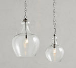 Load image into Gallery viewer, Lawson Glass Pendant Light - Recycled & Milk Glass with Bronze Accent