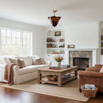 Bild in der Galerieansicht laden, Bellina Plissierte Glas-Deckenleuchte Modern für Wohnzimmer