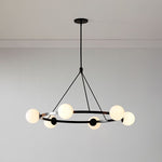Load image into Gallery viewer, Brelia Round Light Chandelier - Modern Globe Chandelier in Stylish Design