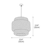 Cargar imagen en el visor de la Galería, Lámpara Colgante de Bambú