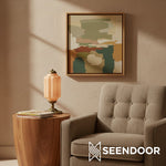 Load image into Gallery viewer, Retro Eloise Milk Glass Table Lamp for Bedroom Decor