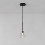 Load image into Gallery viewer, Merin Transparent Glass Sculpture Geometric Chandelier