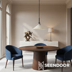 Load image into Gallery viewer, Aurenza Adjustable Pendant Light – Modern Farmhouse Fixture for Dining