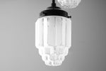 Load image into Gallery viewer, Tierlux Glass Pendant Light - Art Deco Globe Design