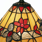 Afbeelding laden in galerijweergave, TF Butterfly Tafellamp – Met de hand gesneden glas-in-lood kap tafellamp voor woonkamer en slaapkamer