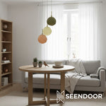 Afbeelding laden in galerijweergave, Coloria Opal Glas Hanglamp – Minimalistisch Licht voor Hal & Keuken