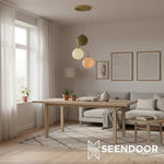 Afbeelding laden in galerijweergave, Coloria Opal Glas Hanglamp – Minimalistisch Licht voor Hal & Keuken