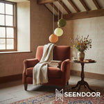 Afbeelding laden in galerijweergave, Coloria Opal Glas Hanglamp – Minimalistisch Licht voor Hal & Keuken