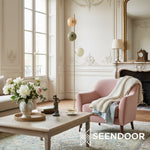 Afbeelding laden in galerijweergave, Coloria Opal glazen vloerlamp – minimalistisch licht voor woonkamer en slaapkamer