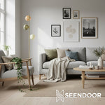 Afbeelding laden in galerijweergave, Coloria Opal glazen vloerlamp – minimalistisch licht voor woonkamer en slaapkamer