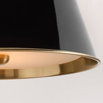 Afbeelding laden in galerijweergave, Lirra metalen koepellamp – industriële silhouetlamp voor keukens