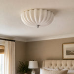 Cargar imagen en el visor de la Galería, Durnic Cream Style Ceiling Light – Modern Flush Mount Lamp for Bedroom Dining Room