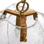 Cargar imagen en el visor de la Galería, Brass and hammered glass detail