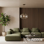 Load image into Gallery viewer, Eloise Vintage Glass Chandelier - Milk Glass Home Accent