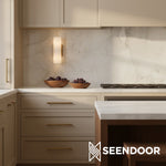 Load image into Gallery viewer, Doran Modern Elegant Alabaster Tube Sconce