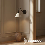 Afbeelding laden in galerijweergave, Penia Moderne Klassieke Industriële Afgeschuinde Wandlamp