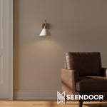 Afbeelding laden in galerijweergave, Penia Moderne Klassieke Industriële Afgeschuinde Wandlamp