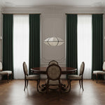 Afbeelding laden in galerijweergave, Orbina UFO Lint Hanglamp – Sculpturaal Schijfontwerp Hanglamp voor Woonkamer N61