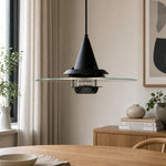 Bild in die Galerieansicht laden, Moxellan Vintage Pendant Light – Modern UFO Pendant Lamp for Dining Room, Studio and Bar