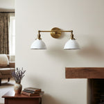 Load image into Gallery viewer, Conique Metal Vanity Wall Sconce – Modern Industrial Bathroom Lighting