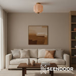 Load image into Gallery viewer, Vintage Eloise Milk Glass Flush Mount Ceiling Light - Vintage Charm Soft Glow