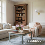 Afbeelding laden in galerijweergave, Luvora moderne minimalistische linnen kap wandlamp voor slaapkamer & gang