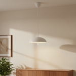 Load image into Gallery viewer, Aurelia Pendant Lamp - Sculptural Metal Frame with Sleek Shade for Dining and Entry