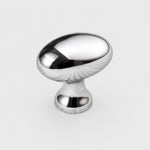 Carica l'immagine nella visualizzazione Galleria, Large silver pigeon egg cabinet knob