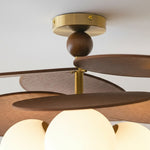 Afbeelding laden in galerijweergave, Orrise Overlappende Blad Ontwerp Plafondlamp – Hedendaagse Decoratieve Lamp voor Interieurs