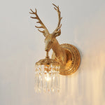 Bild in die Galerieansicht laden, Antler Kristall Wandleuchte