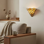 Afbeelding laden in galerijweergave, TF Pearl Elegante glazen wandlamp – wandkandelaar voor lounge, slaapkamer of gang