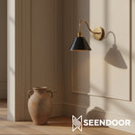 Afbeelding laden in galerijweergave, Penia Moderne Klassieke Industriële Afgeschuinde Wandlamp