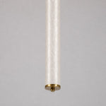 Load image into Gallery viewer, Nacrelith Capiz Shell Cylinder Brass Pendant Light - Nordic Bedroom Lighting