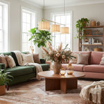 Afbeelding laden in galerijweergave, Velura Lineaire Hanglamp - Natuurlijke Linnen Kap voor Warme Sfeer