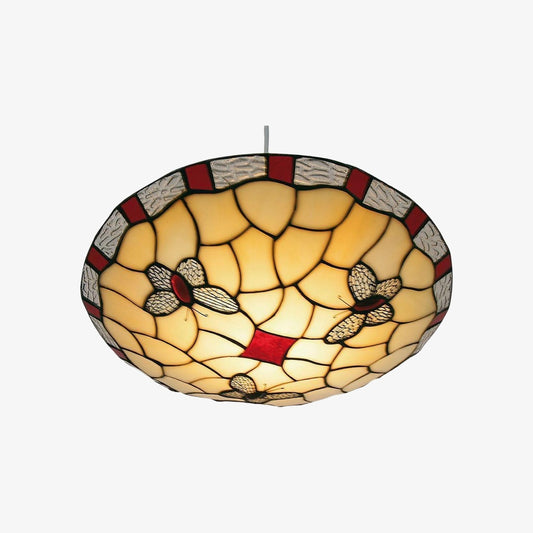 Lámpara Colgante TF Butterfly — Lámpara Colgante Decorativa de Vidrio Templado para Dormitorio o Entrada