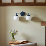 Load image into Gallery viewer, Opalume Glass Vanity Light - Vintage Inspired Bathroom Wall Lighting