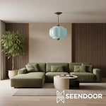 Load image into Gallery viewer, Eloise Vintage Glass Chandelier - Milk Glass Home Accent