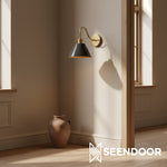 Afbeelding laden in galerijweergave, Penia Moderne Klassieke Industriële Afgeschuinde Wandlamp