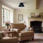 Load image into Gallery viewer, Metio Multi-Color Dome Flush Mount Ceiling Light Contemporary for Dining Area & Entry