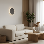 Cargar imagen en el visor de la Galería, Luz de Pared LED Minimalista Moderna Nórdica Redonda de Aluminio