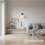 Load image into Gallery viewer, Rivrona Fluted Design Modern Wall Lamp for Entryway & Study