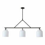 Load image into Gallery viewer, Hanton Modern Linear Hanging Light – Damp Rated for Kitchen & Bathroom