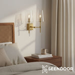 Load image into Gallery viewer, Derlina Minimalist Modern Wall Sconce for Hallway, Vanity & Bathroom