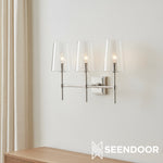 Load image into Gallery viewer, Derlina Minimalist Modern Wall Sconce for Hallway, Vanity & Bathroom