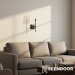Load image into Gallery viewer, Derlina Minimalist Modern Wall Sconce for Hallway, Vanity & Bathroom